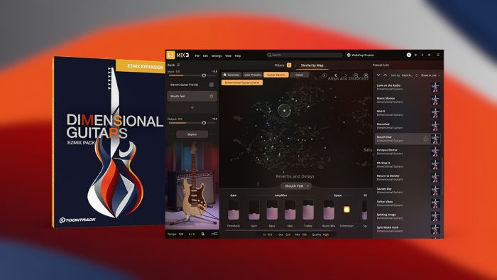 Toontrack Dimensional Guitars EZmix Pack