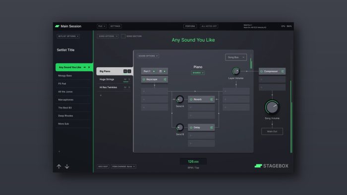 Tracktion StageBox