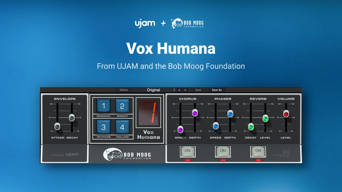 UJAM and Bob Moog Foundation partner to launch Vox Humana plugin