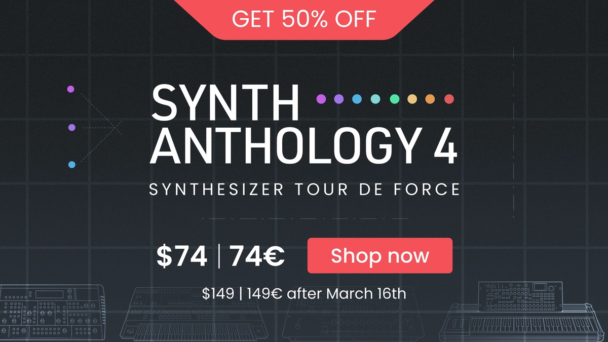 Save 50% on UVI Synth Anthology 4 hardware synth collection