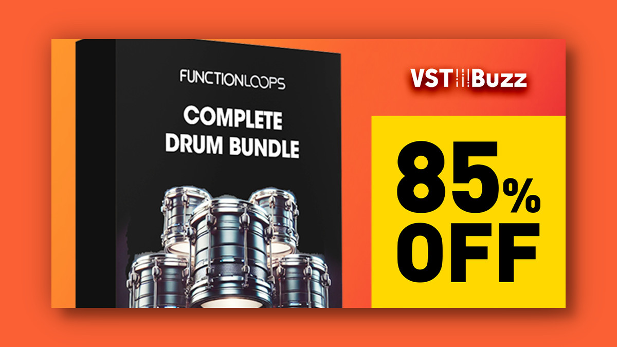 Save 85% on Complete Drum Bundle by Function Loops