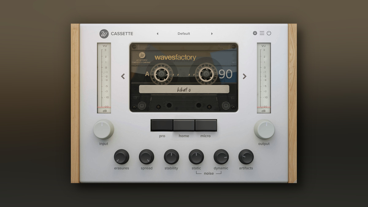 Wavesfactory updates Cassette vintage tape plugin to v1.0.7