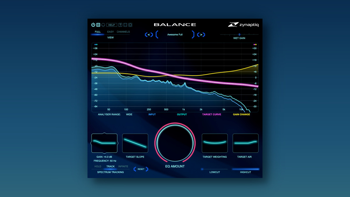 Zynaptiq launches BALANCE adaptive balancing equalizer