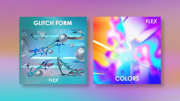 Image Line Glitch Form and Colors