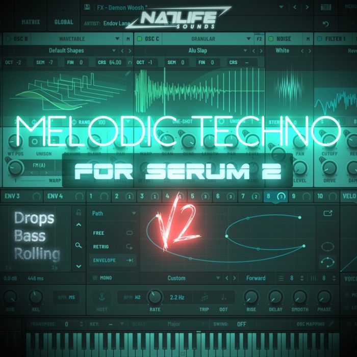 NatLife Melodic Techno 2 for Serum 2