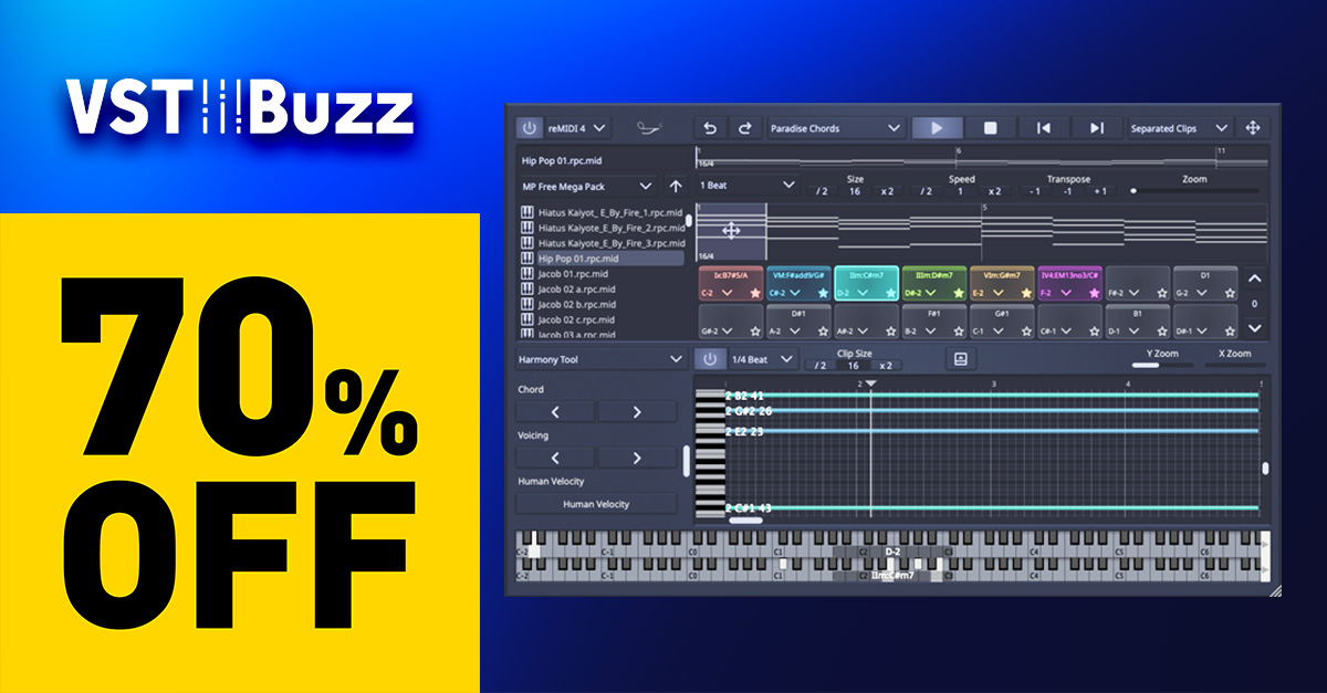 SongWish reMIDI 4 MIDI sampler plugin on sale at 70% OFF