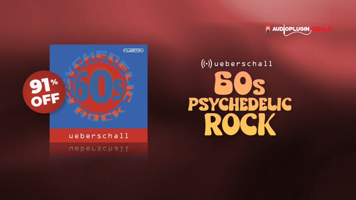 Save 91% on 60s Psychedelic Rock sample library by Ueberschall