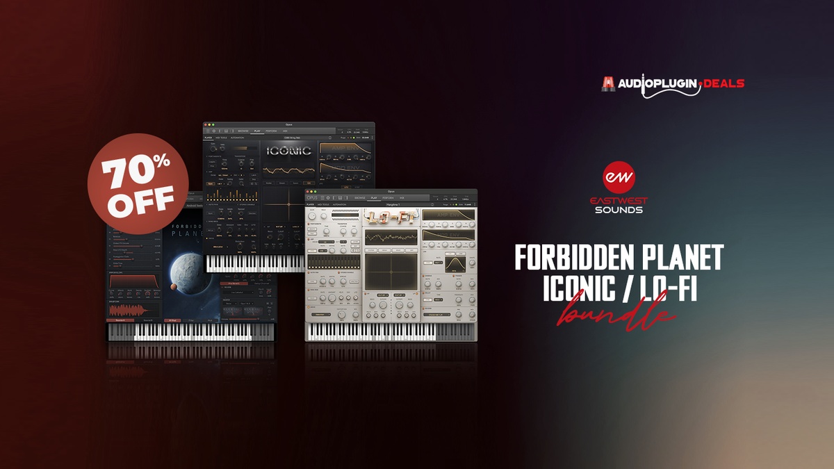 Save 70% on EastWest’s Forbidden Planet, ICONIC & LO-FI Bundle