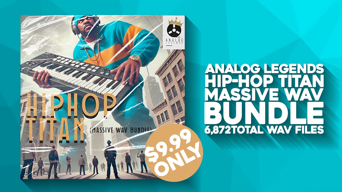 Hip-Hop Titan Massive WAV Bundle by Analog Legends on sale for .99 USD