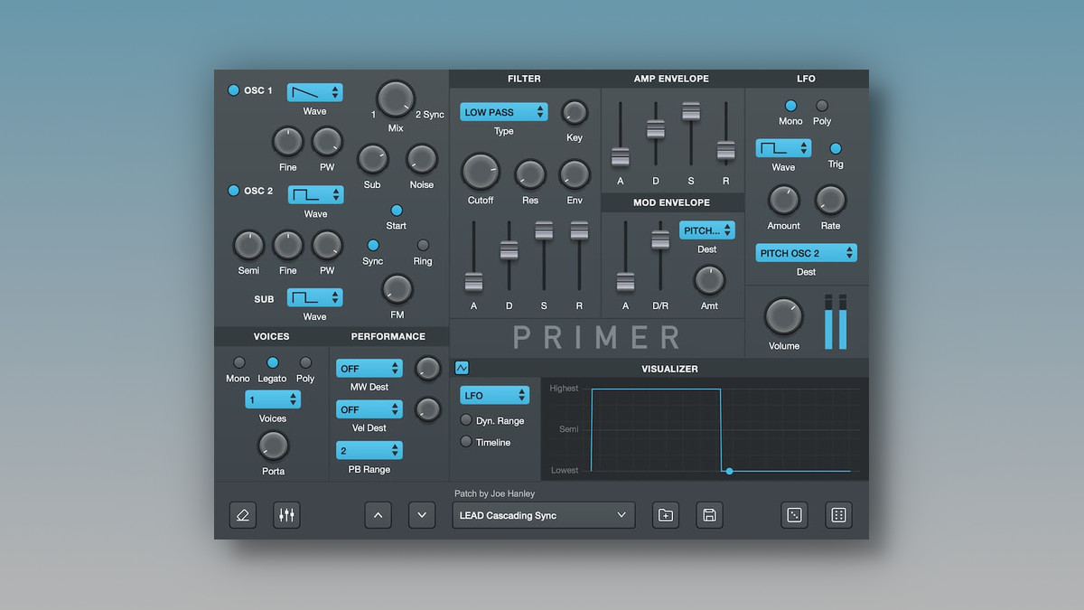 Audible Genius updates Primer synthesizer, now free for Windows and Mac