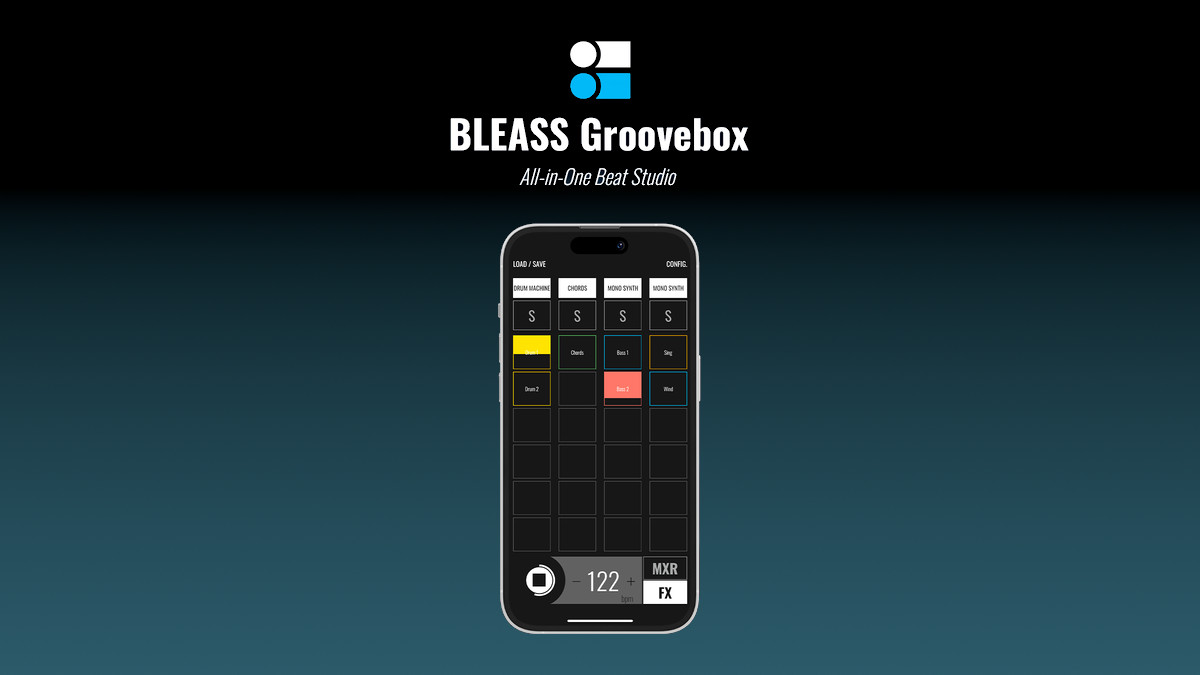 BLEASS updates Groovebox beat studio for iOS to v1.8