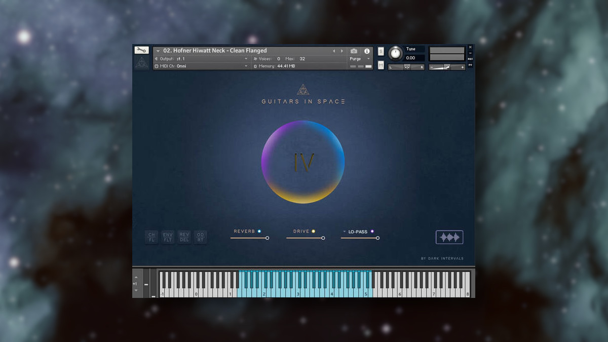 Dark Intervals releases Guitars in Space IV for Kontakt