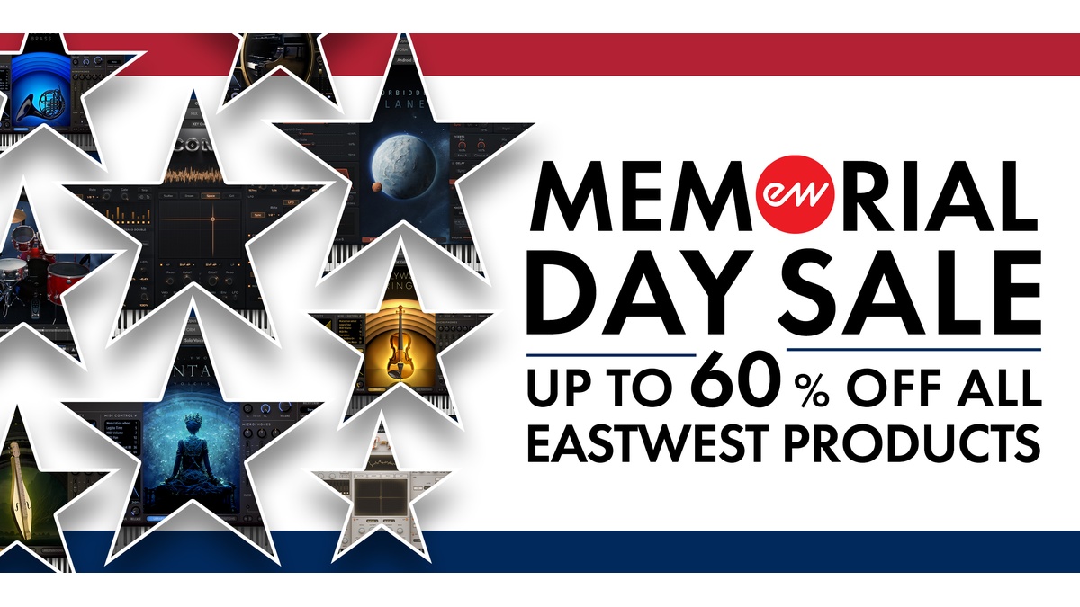 EastWest Memorial Day Sale: Save 60% on virtual instruments