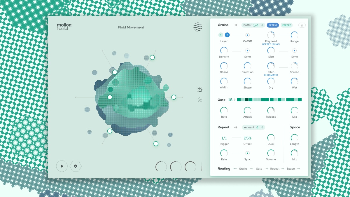 Excite Audio releases Motion: Fractal granular effect plugin