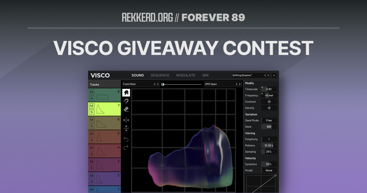 Giveaway Contest: Win Forever 89’s Visco sample-modeling drum machine (3x)