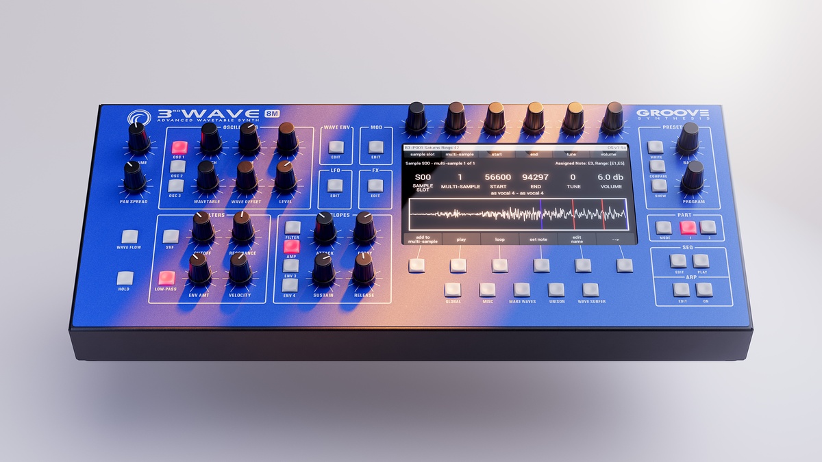Groove Synthesis announces 3rd Wave 8M 8-voice desktop synthesizer