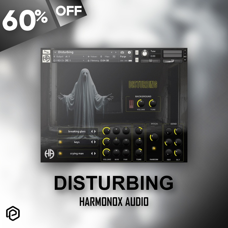 Disturbing sample library by Harmonox Audio on sale at 60% OFF