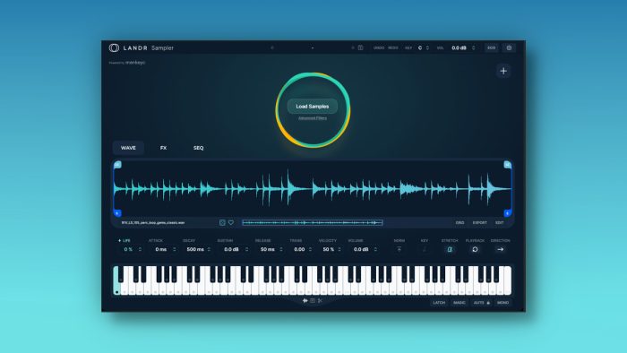 LANDR Sampler review