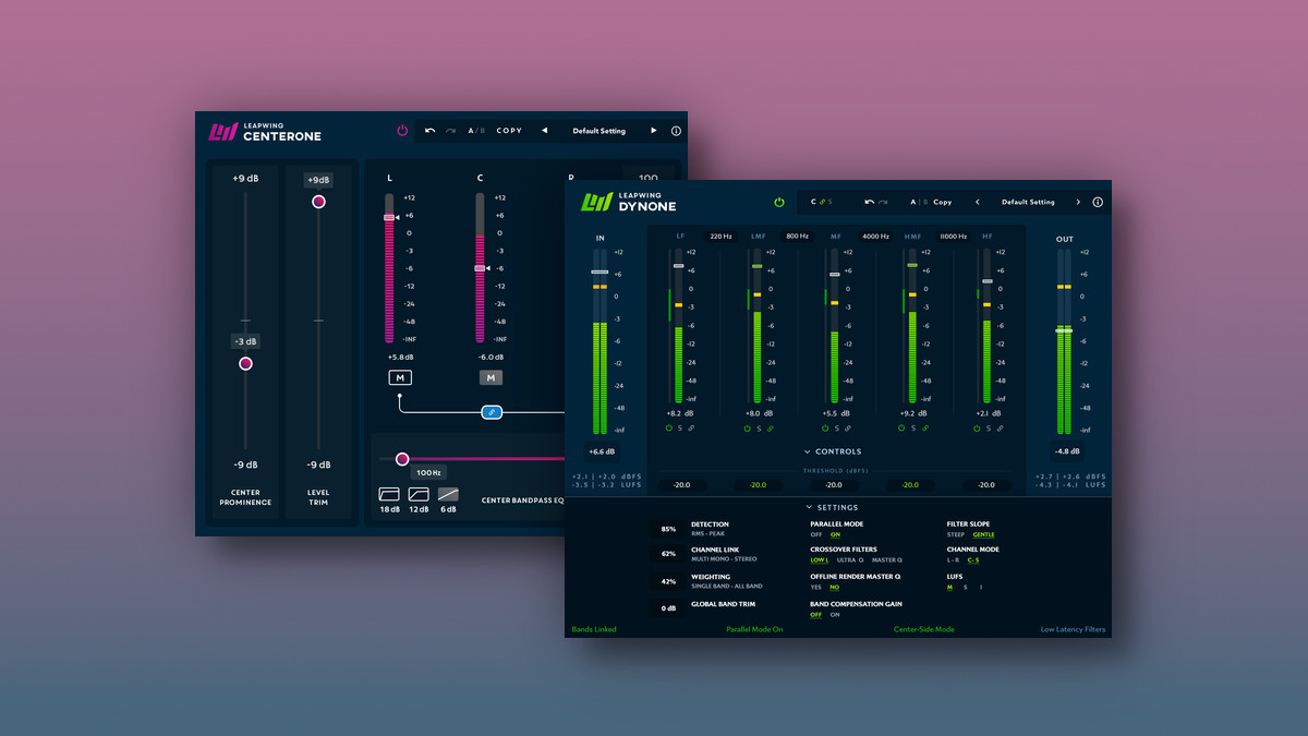 Leapwing Audio Mastering Bundle: Save 50% on DynOne & CenterOne