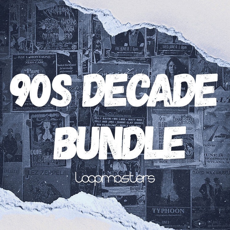 Loopmasters launches 90s Decade Bundle: 3 sample packs at 75% OFF