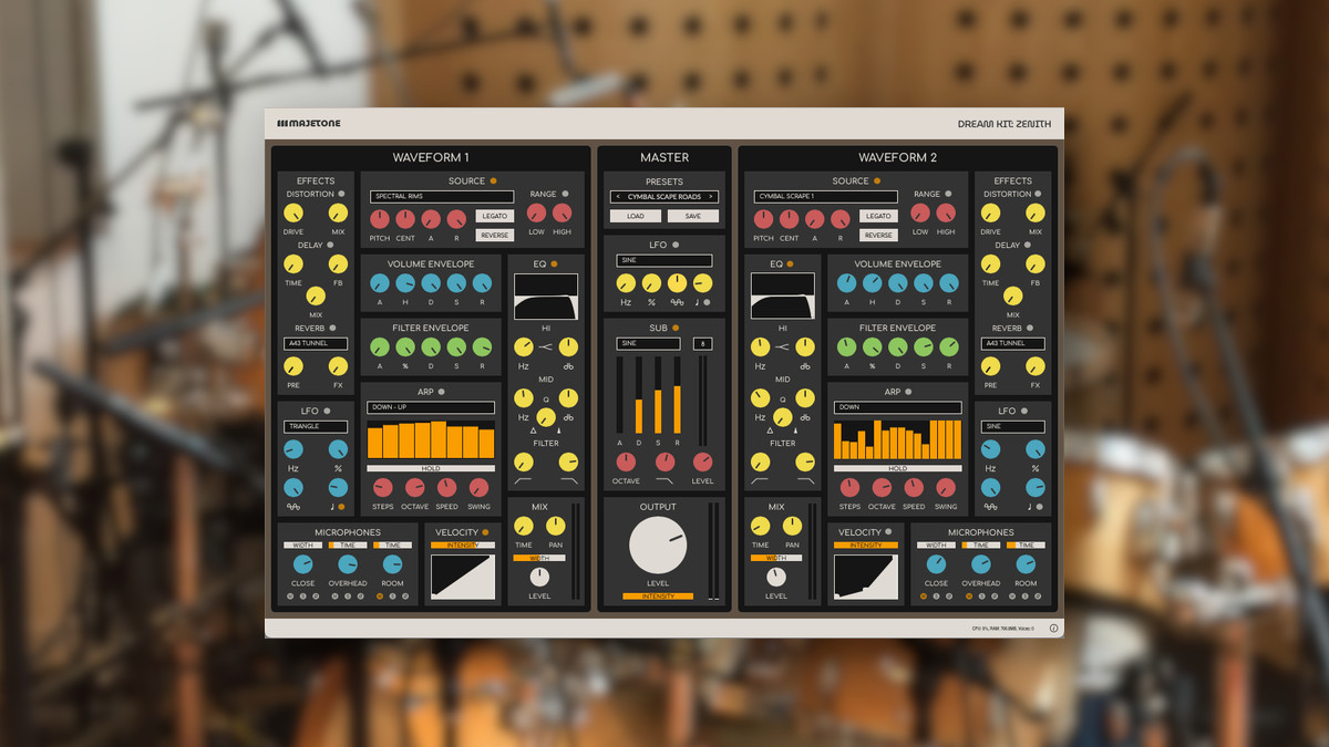 Majetone releases Dream Kit: Zenith textural drum instrument
