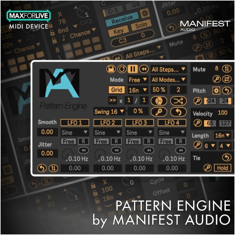 Pattern Engine Max for Live device by Manifest Audio