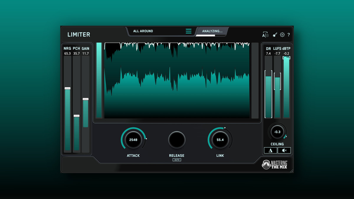 Smart mastering limiter effect plugin by Mastering The Mix on sale for  USD