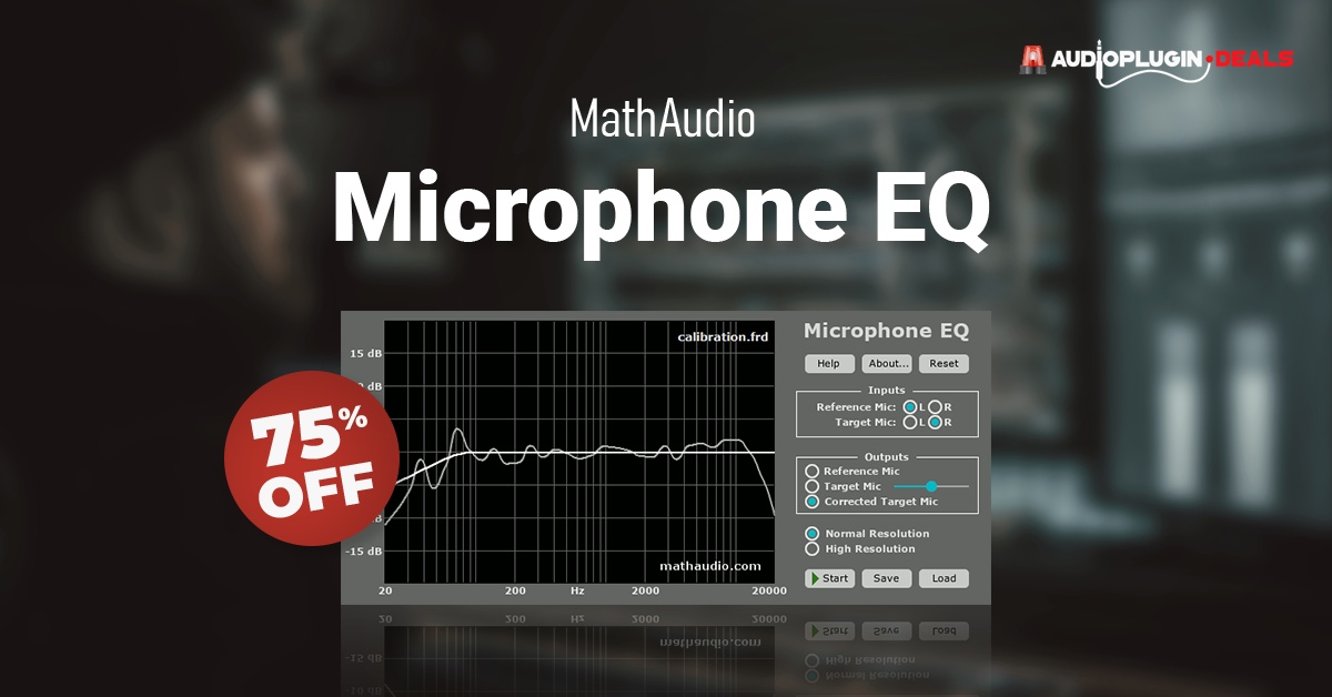 Save 75% on Microphone EQ effect plugin by MathAudio