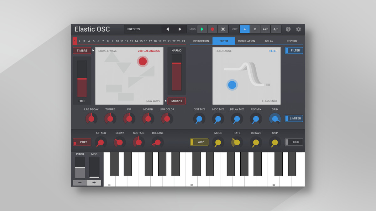 MoMinstruments releases Elastic OSC synthesizer for iOS/AUv3