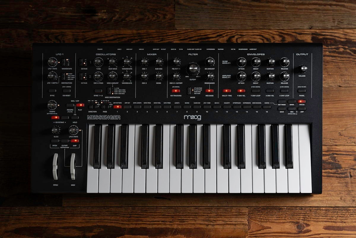 Moog Music announces Moog Messenger monophonic analog synthesizer