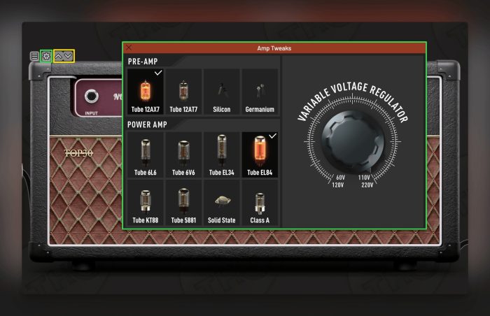 Overloud TH-U V2 Module Parameters