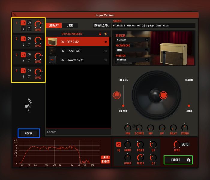 Overloud TH-U V2 Supercabinet Settings