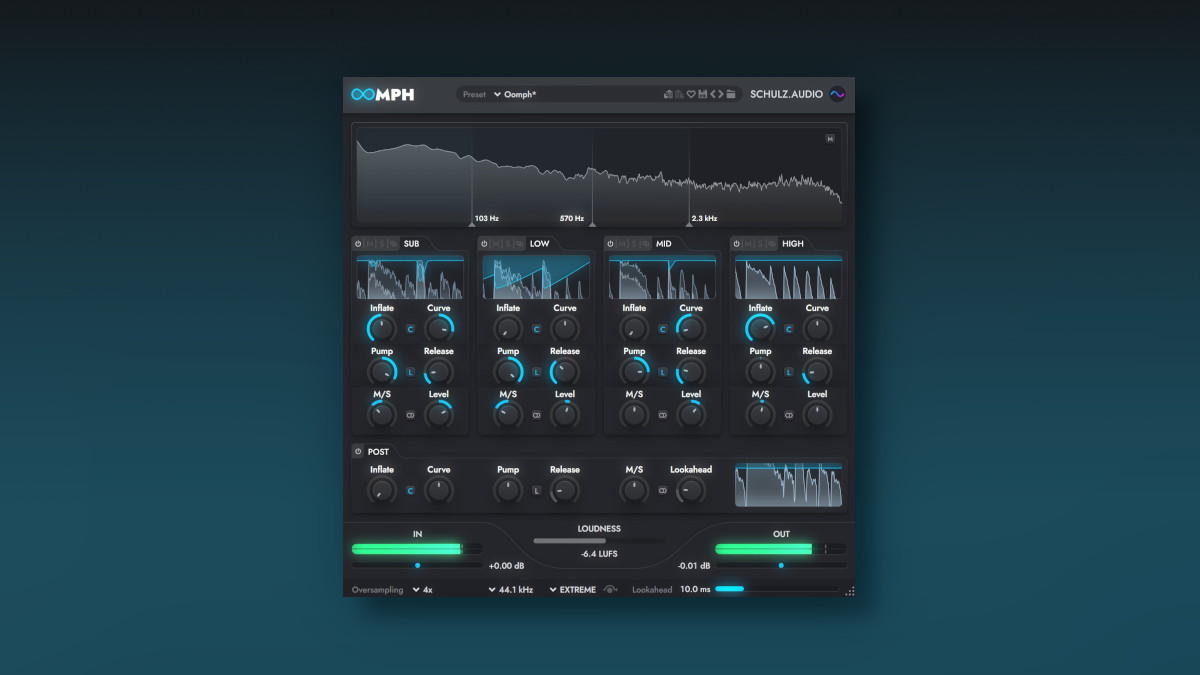Schulz Audio releases ​OOMPH multiband dynamic enhancer