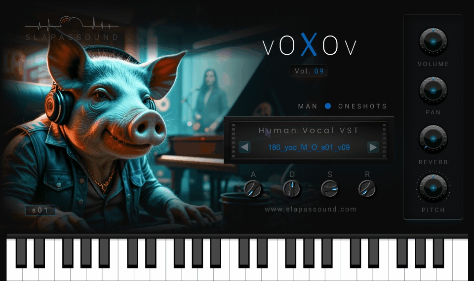 SlapAsSound releases VOXOV Vol.09 free vocal VST instrument (limited time)