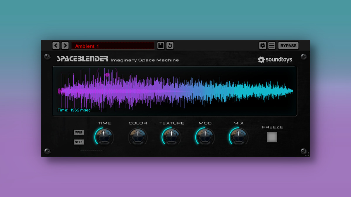 Soundtoys releases SpaceBlender space machine, FREE for a limited time