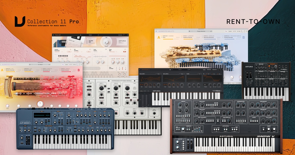 Arturia V Collection 11 now available with Splice’s Rent-to-Own