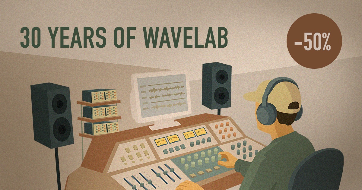 Steinberg celebrates 30 years of WaveLab with 50% discount