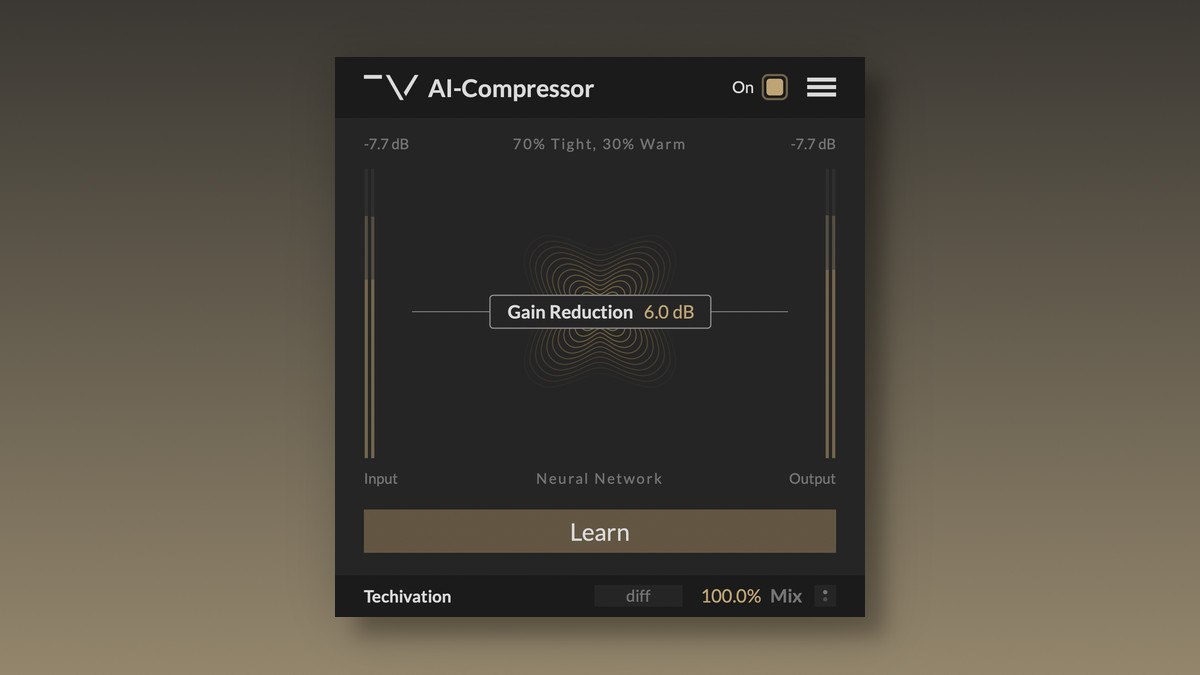Techivation releases AI-Compressor intelligent dynamics processor