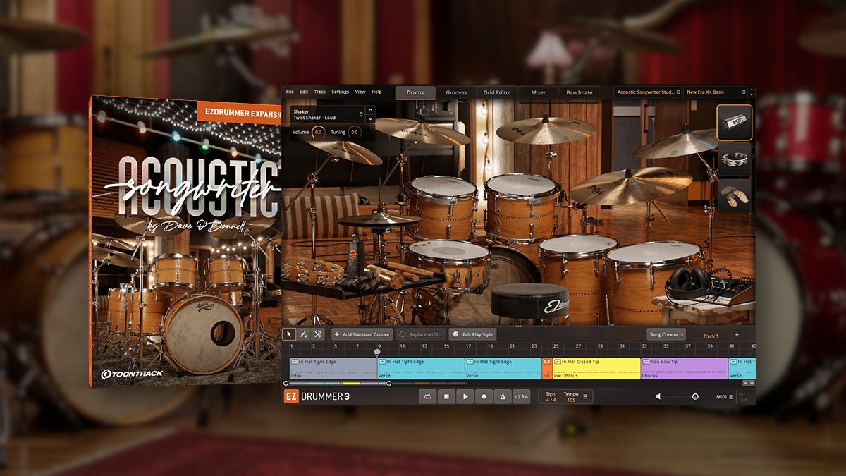Toontrack releases Acoustic Songwriter EZX by Dave O’Donnell