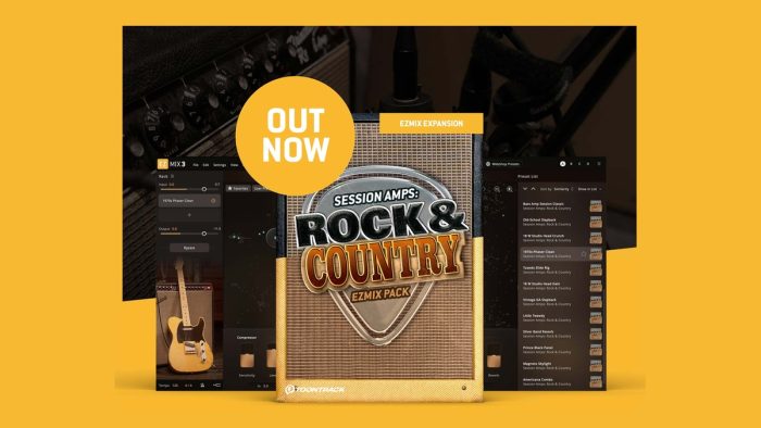 Toontrack Session Amps Rock N Country EZmix Pack