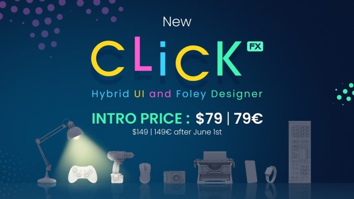 UVI Click Hybrid UI and Foley Designer