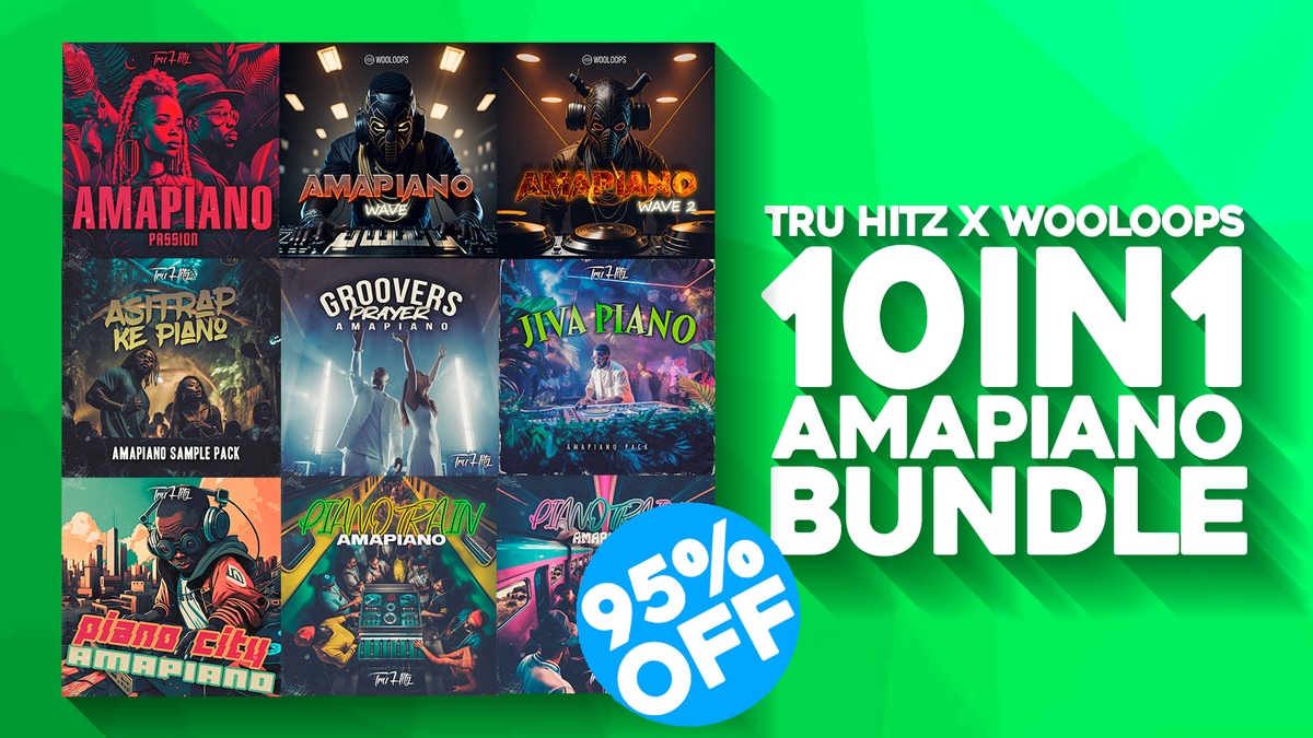 10-in-1 Amapiano Bundle by Tru Hitz x Wooloops on sale for .95 USD