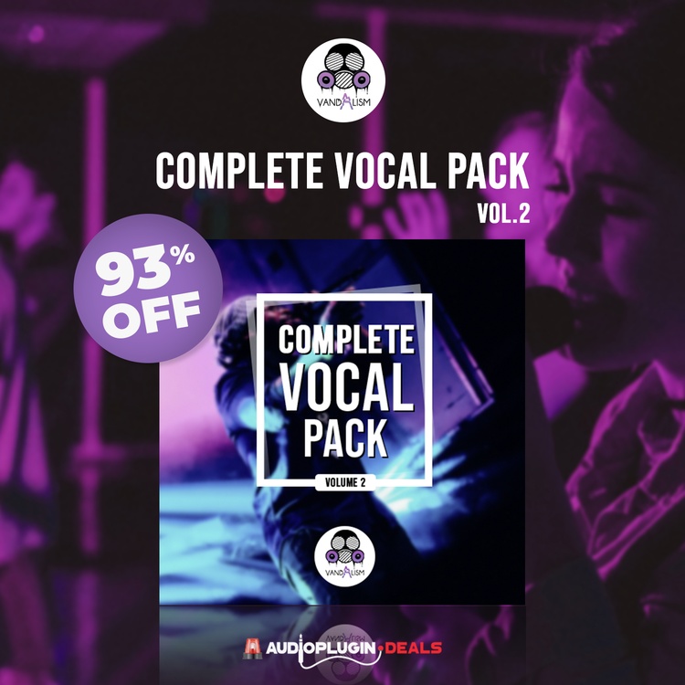 Save 93% on Complete Vocal Sample Pack Vol. 2 by Vandalism Sounds