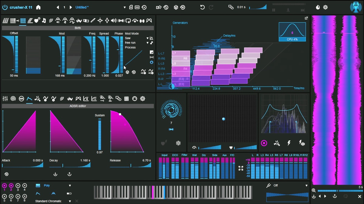 accSone updates crusher-X granular synthesis plugin to v11.20