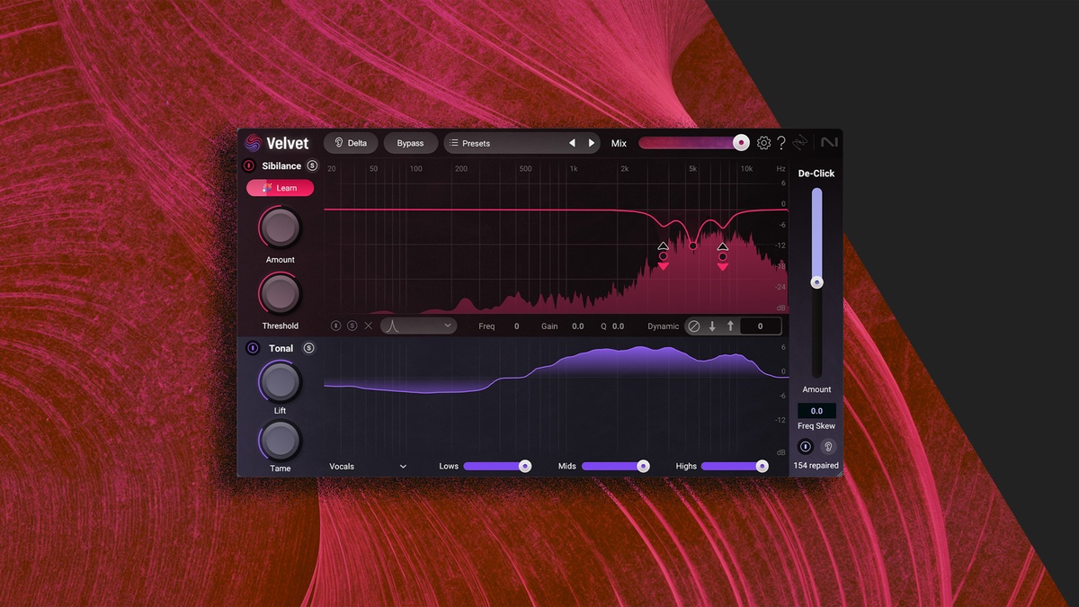 iZotope launches Velvet de-esser effect plugin for smooth vocals