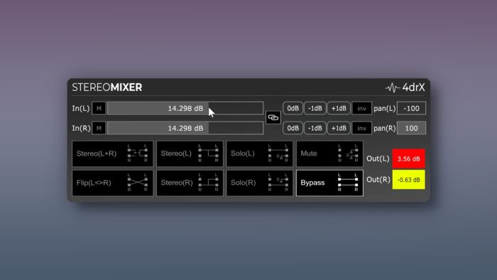 4drX StereoMixer