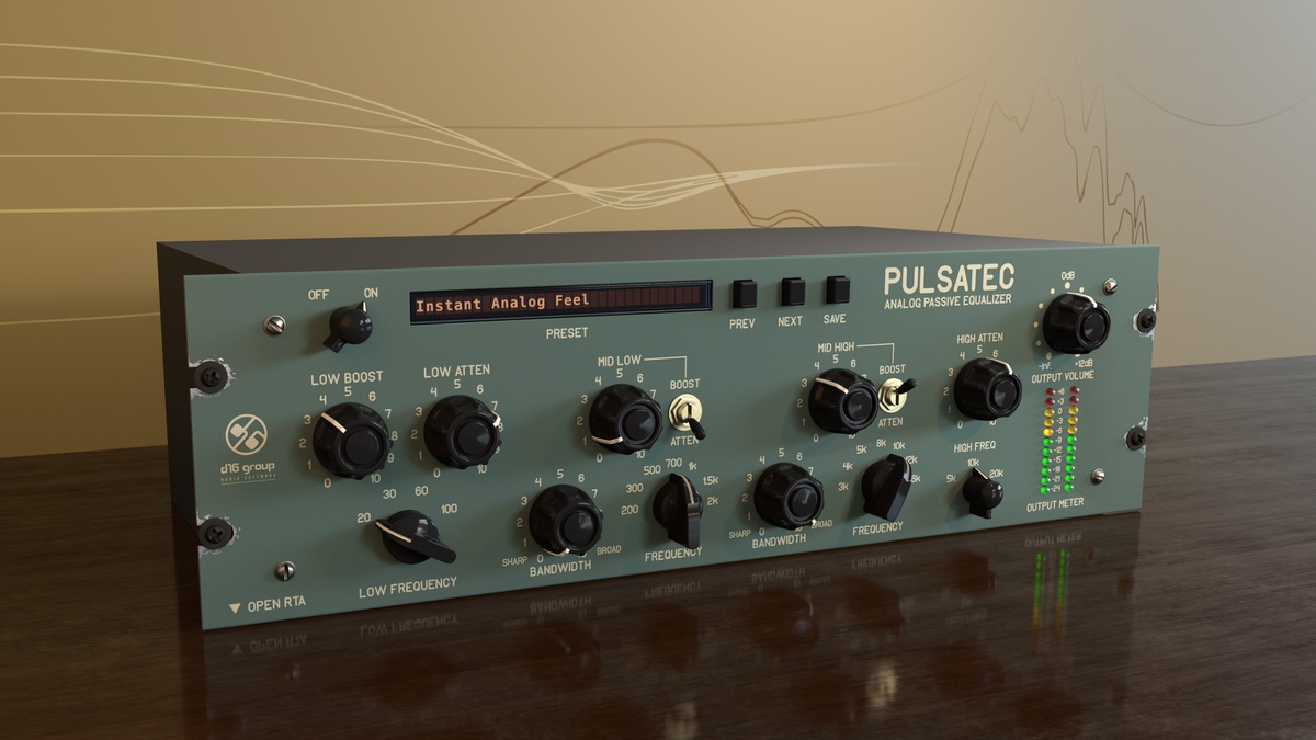 D16 Group launches Pulsatec vintage passive EQ plugin