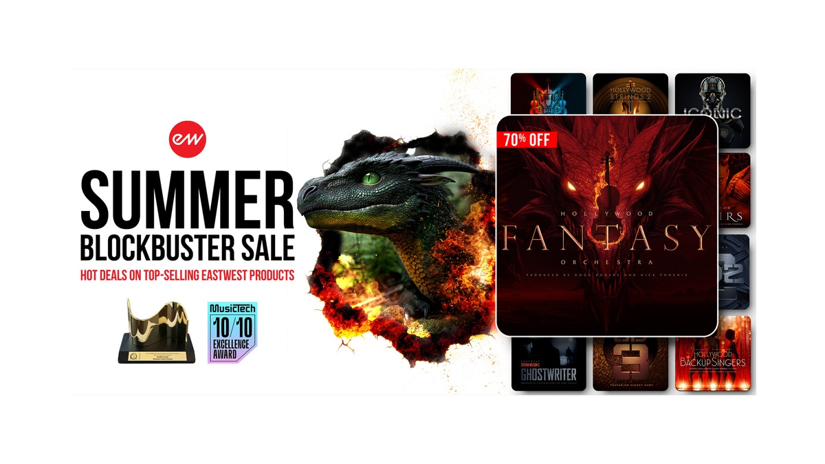 EastWest Summer Blockbuster Sale: Save 70% on Hollywood Fantasy Orchestra