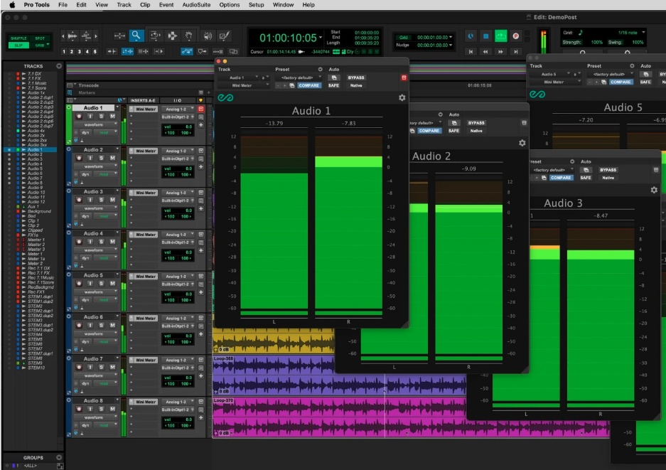 Mini Meter free metering effect plugin by Evergreen Audio