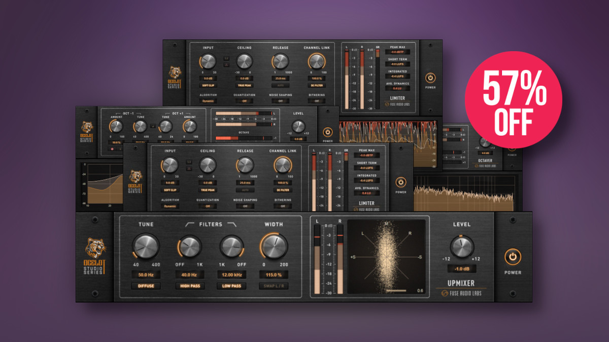 OCELOT series plugins by Fuse Audio Labs on sale for $29 USD